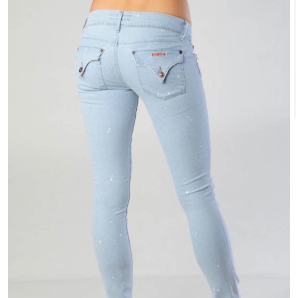 Hudson Light Wash Collin Skinny Jeans